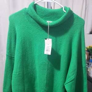 Green sweater, extra large, a new day